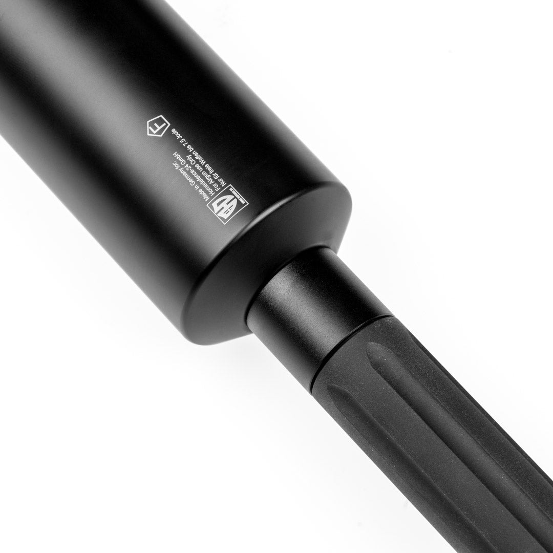 SCHALLDÄMPFER | SILENCER Thread 22x1,5 | CNC | SCHWARZ | L 20cm | HDX68 | TC68 |TB68 | Auswahloption