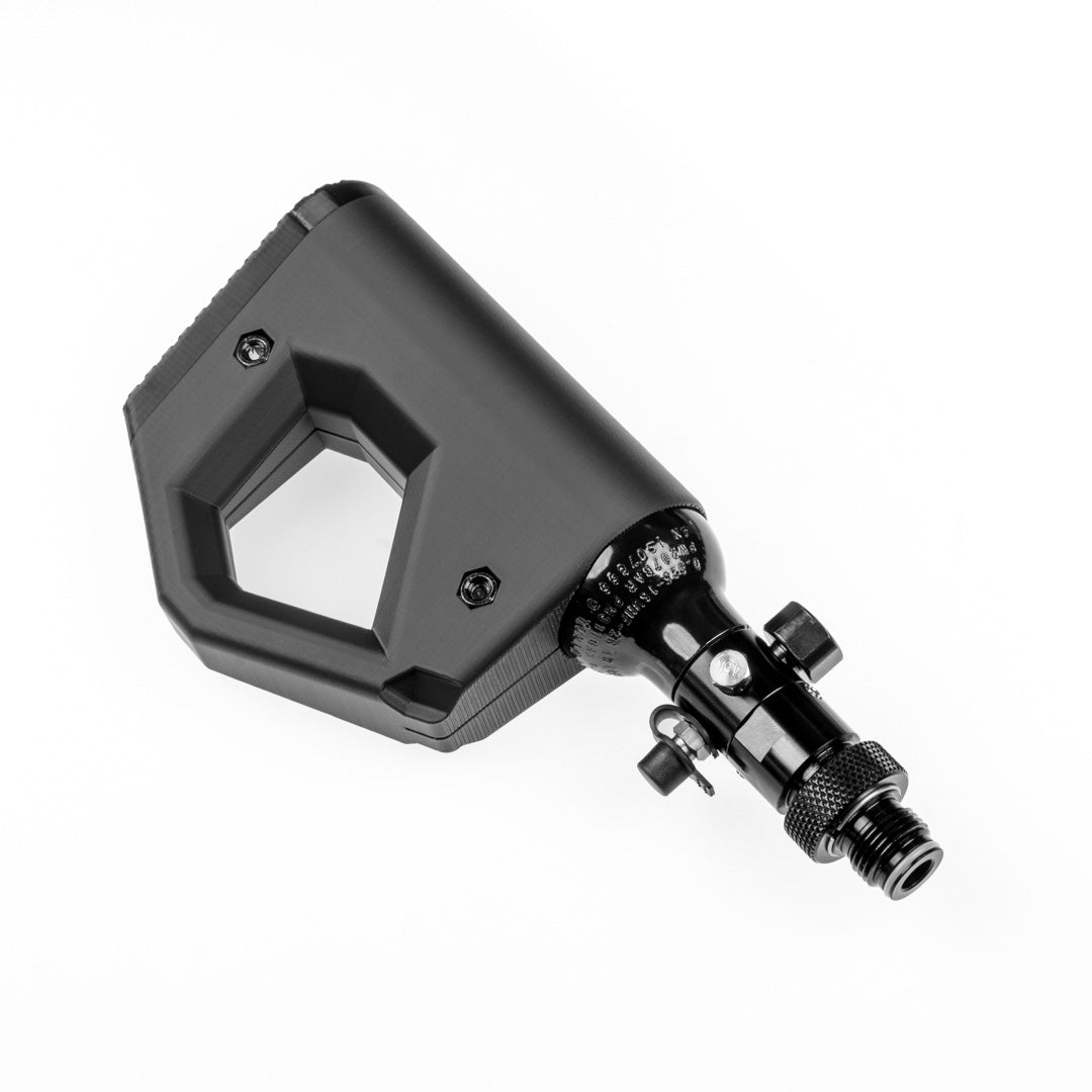 Schulterstütze | 0,16 (9ci) L Flasche | BUTTSTOCK | BLACK | stylish design