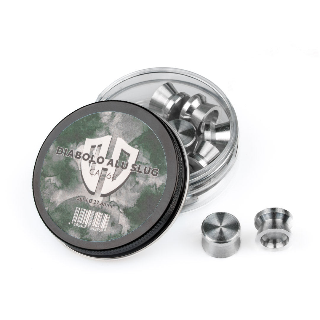 10x DIABOLO ALU SLUG | 5gr | 17,3mm | ZEUS 68 | T4E HDS68 | HDR68