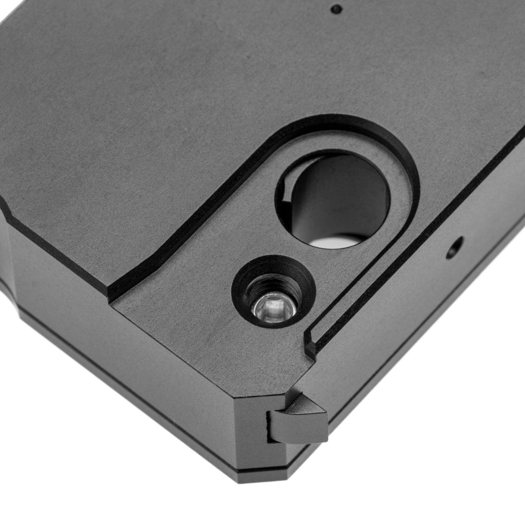 RECHTECKIGES MAGAZIN AEA HP MAX 1 und 2 | links | CNC - ALUMINIUM | 9mm | 8 Schuss