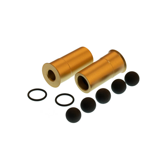 2x Shotshell.43 | Cal. 68 to Cal.43 | for HDS68 | ALU Gold eloxiert