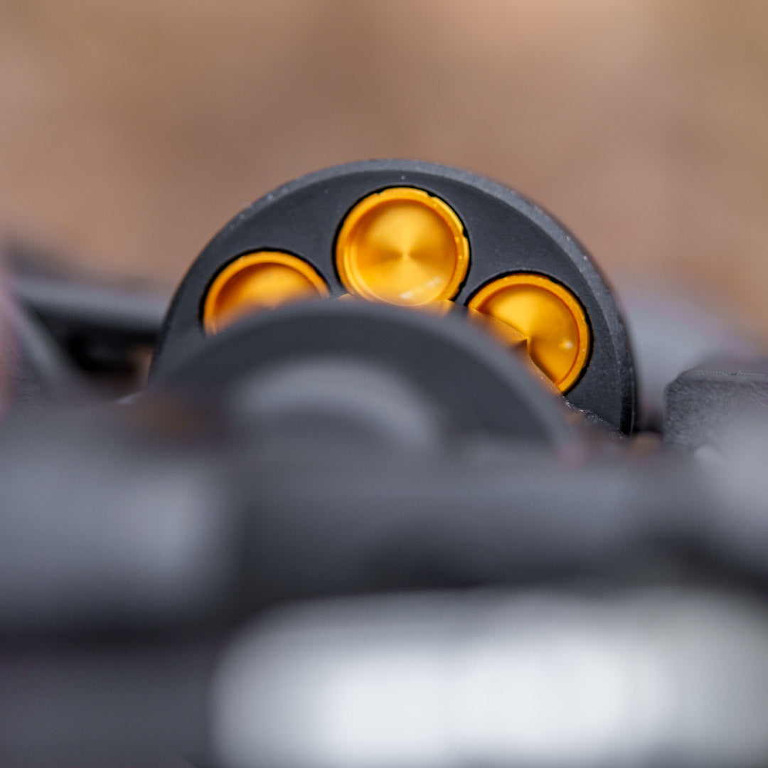 12x DESTROYER.50 | CNC ALU | 2,8g | 12,4mm | drei Farben | for HDR50