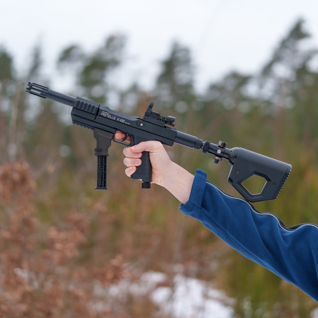 Pistelle X‑68 Performance LONG Bundle – 0,16L (9ci) Tank 850 PSI