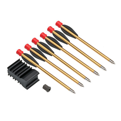 BUNDLE | ARROW HOLDER  | Pfeilhalter + 6 Arrows | ROT oder Schwarz | T4E TR50 HDR50