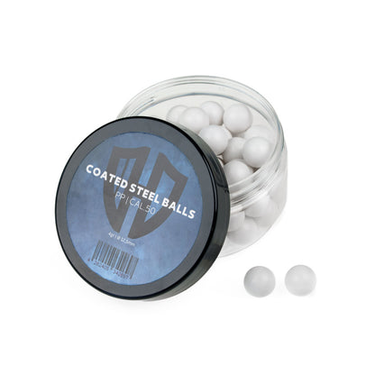 50x COATED STEEL BALLS | PP  | 4gr. | Stahlkern mit Kunststoffmantel | 12,5mm | HDR50 | HDP50 | ALFA 1.50 | AEA Challenger | kompatibel mit Vesta PDW | Cal.50