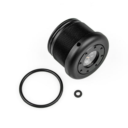 Tankdeckel inkl. Manometer | 350 Bar | ALU CNC | Schwarz eloxiert | AEA HP MAX 1 & 2 | MEGALODON