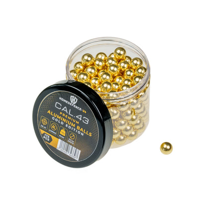 175x GOLD ALUMINIUM BALLS CAL.43 | HIGH IMPACT | PPQ | TPM1 | M&P9 | 1,8g