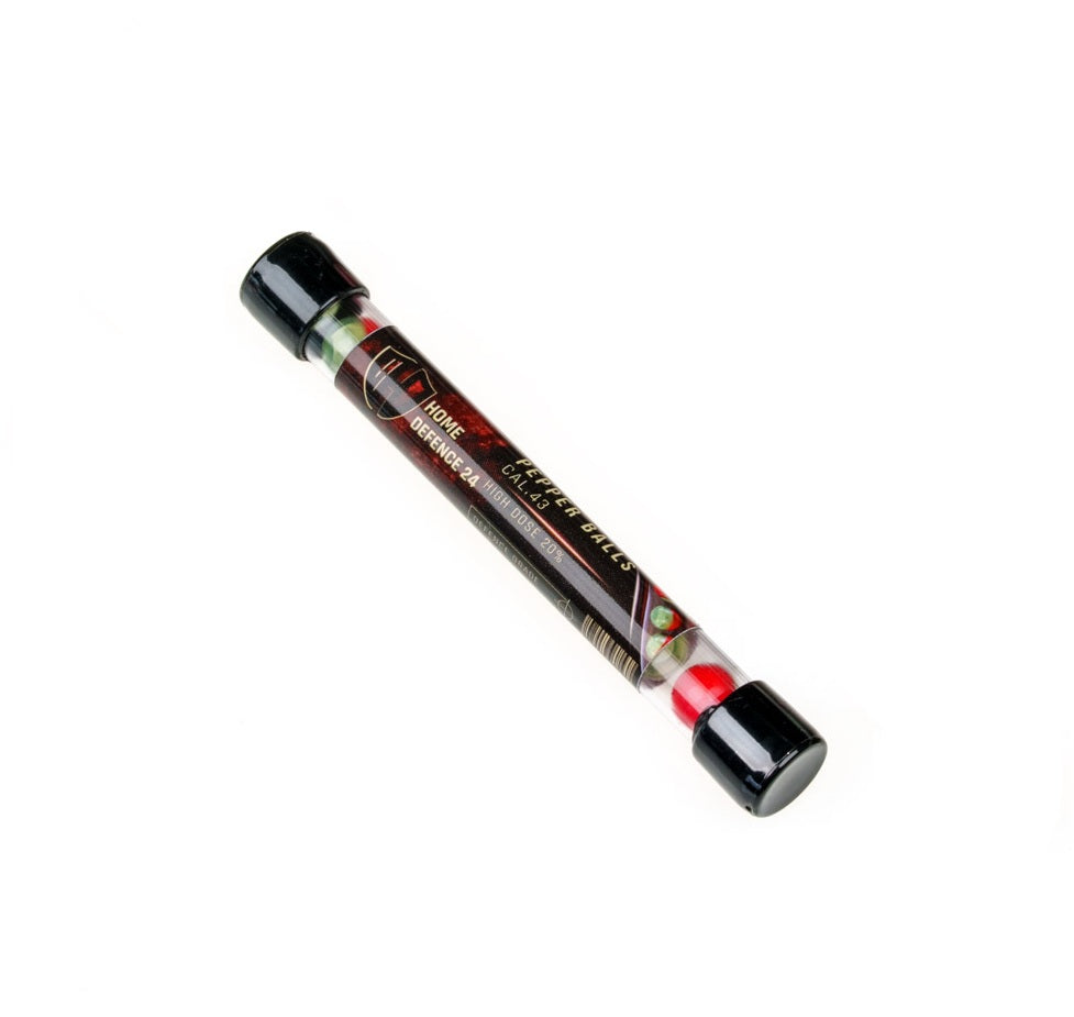 Pepper Balls Cal.43 | HIGH-DOSIS 20% | ACHTUNG | Walther PPQ M2 | T4E TPM1 | Glock17