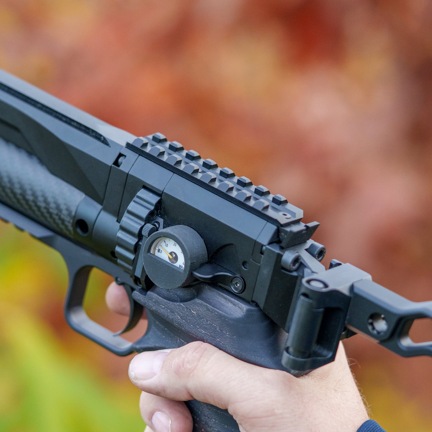 Picatinny Schiene - LONG Version | CNC ALU | schwarz eloxiert | Huben GK1