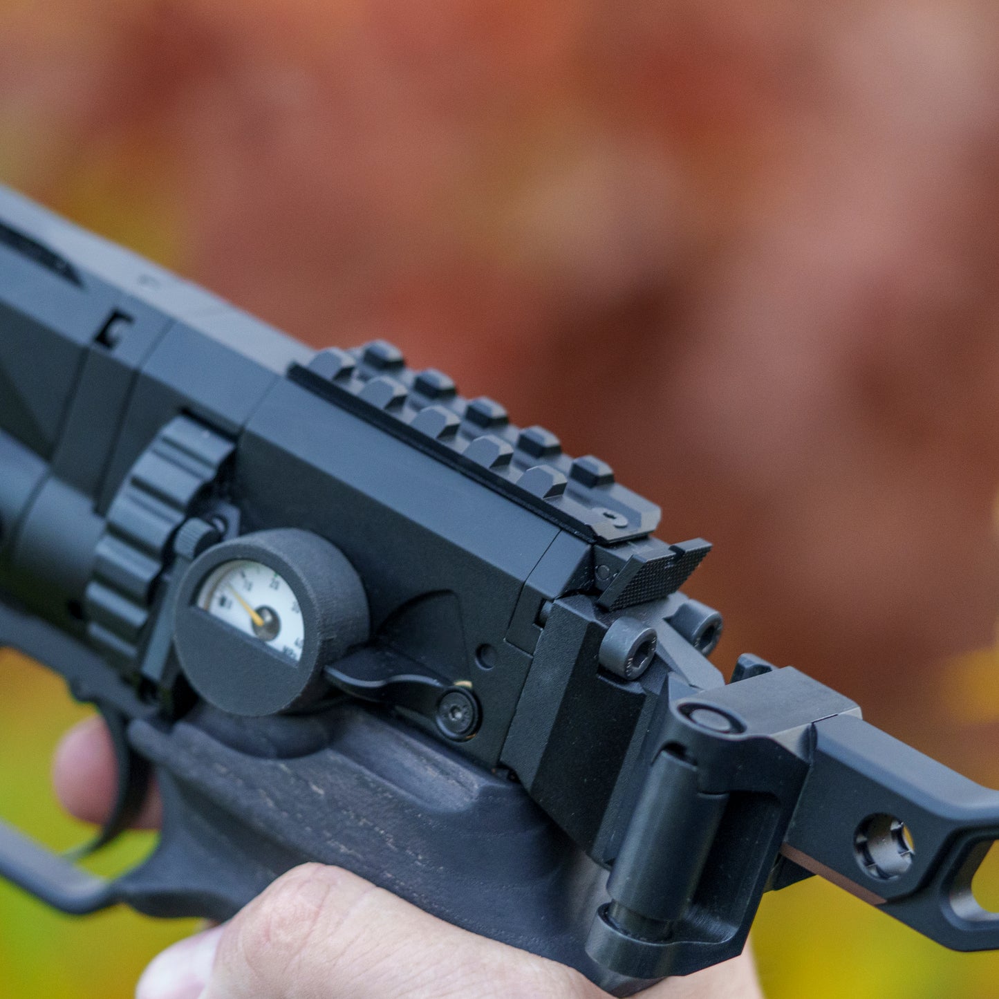 Picatinny Schiene - kurz Version | CNC ALU | schwarz eloxiert | Huben GK1