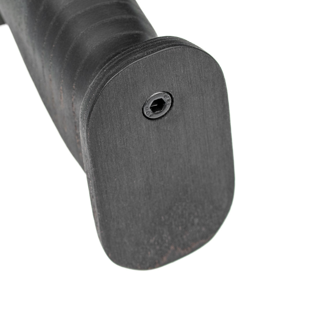 Handgriff für Huben GK1 | Hochwertiges Holz Esche | handmade | Schwarz