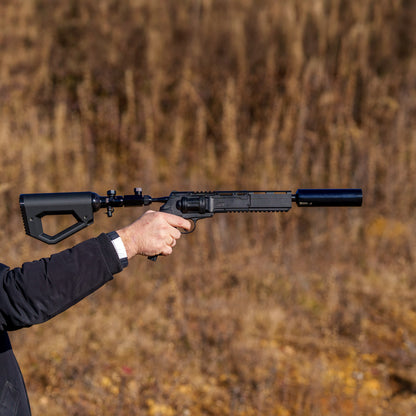 Schulterstütze | 0,2L Flasche | BUTTSTOCK | BLACK | stylish design