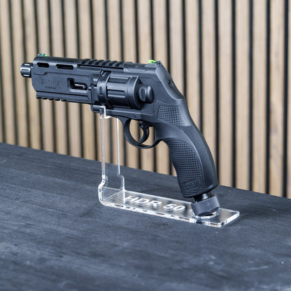 PLEXIGLAS® Wandhalterung / Tischständer für HDR50 | HDP50 | stilvolles Design mit gelasertem Homedefence-Logo