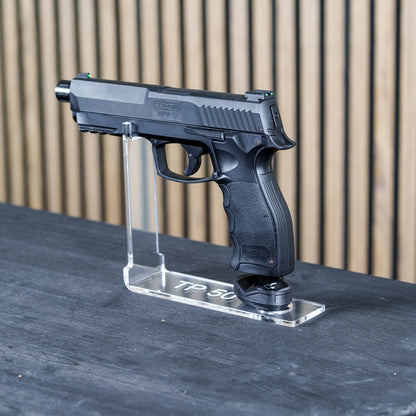 PLEXIGLAS® Wandhalterung / Tischständer für HDR50 | HDP50 | stilvolles Design mit gelasertem Homedefence-Logo