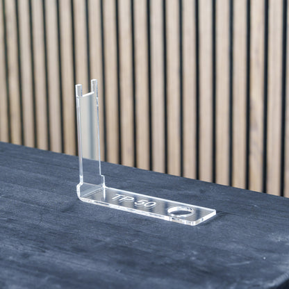 PLEXIGLAS® Wandhalterung / Tischständer für HDR50 | HDP50 | stilvolles Design mit gelasertem Homedefence-Logo
