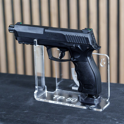 PLEXIGLAS® Wandhalterung / Tischständer für HDR50 | HDP50 | stilvolles Design mit gelasertem Homedefence-Logo
