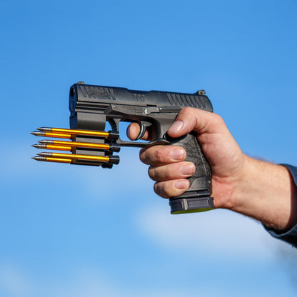 BUNDLE | ARROW HOLDER  | Pfeilhalter + 6 Arrows | ROT oder Schwarz | Walther PPQ M2 | T4E TPM1 | PDP Compact 4