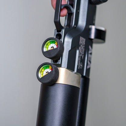 Ausverkauf | Abdeckkappe Manometer | Cover Cap Manometer | NEUES DESIGN | AEA HP MAX | SCHWARZ | flexible