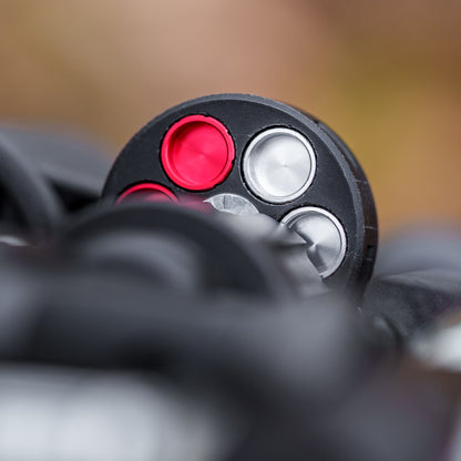 12x DESTROYER.50 | CNC ALU | 2,8g | 12,4mm | drei Farben | for HDR50