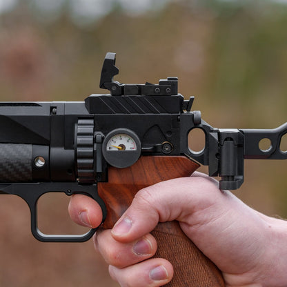 Bundle – RED DOT SIGHT MOUNT Schiene + Buttstock Adapter - Optional für Karabiner Version | CNC ALU | schwarz eloxiert | Huben GK1 | RMR 3.0 | Doctor | RMSc