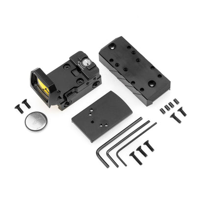 Bundle – RED DOT VISIER + RED DOT SIGHT MOUNT Schiene | Huben GK1 |  RMR 3.0 | Doctor | RMSc