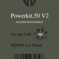 Powerkit.50 V2 for HDP50 + GEN.2 | ROT ELOXIERT | Exportventil | Maximale Power 7,5j - 25j+