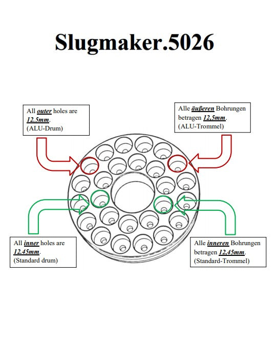 Slugmaker 50.26 | HDR50 | DIY Hotglue-kugler | NY VERSION 12,45 og 12,5D