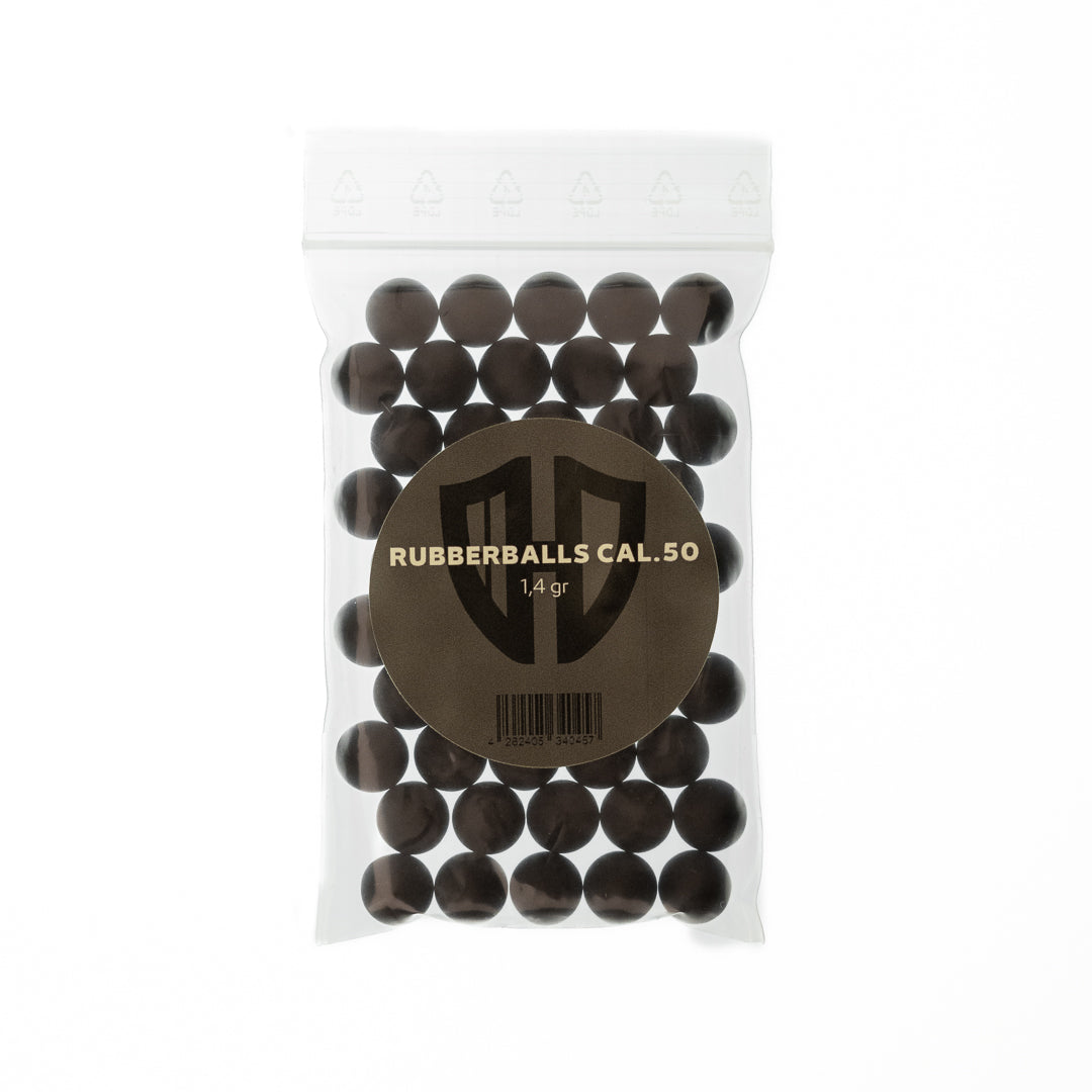 50x Rubberballs Cal.50 | HDR.50 | HDP.50 | Extra Hart | 1,1 Gramm | T4E